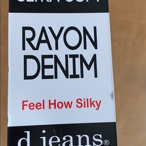 Size 16 black Rayon Jeans nwt by d.jeans
